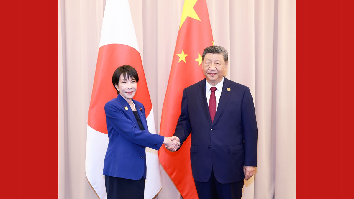 習近平會見日本首相高市早苗