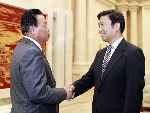 李源潮會見朝鮮勞動(dòng)黨友好考察團(tuán)