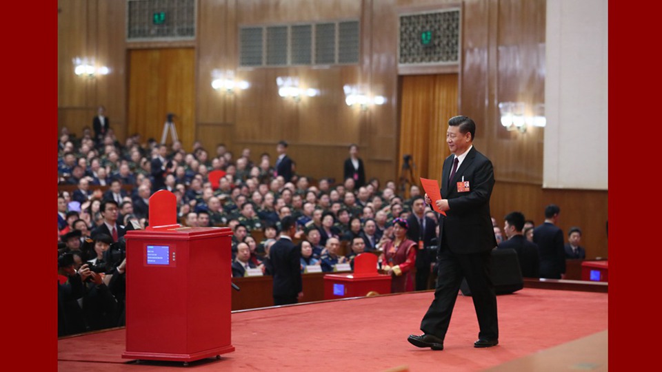 習近平當選國家主席、中央軍委主席