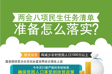 圖表：兩會八項民生任務清單準備怎么落實？